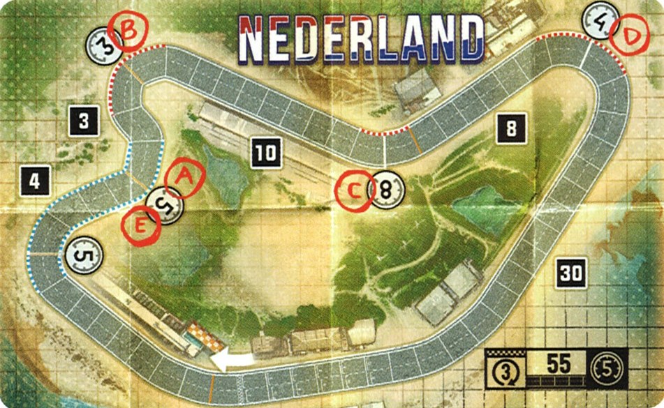 Plan du circuit Pays-Bas